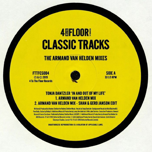 Various - The Armand Van Helden Mixes | 4 To The Floor (FTTFCS004)