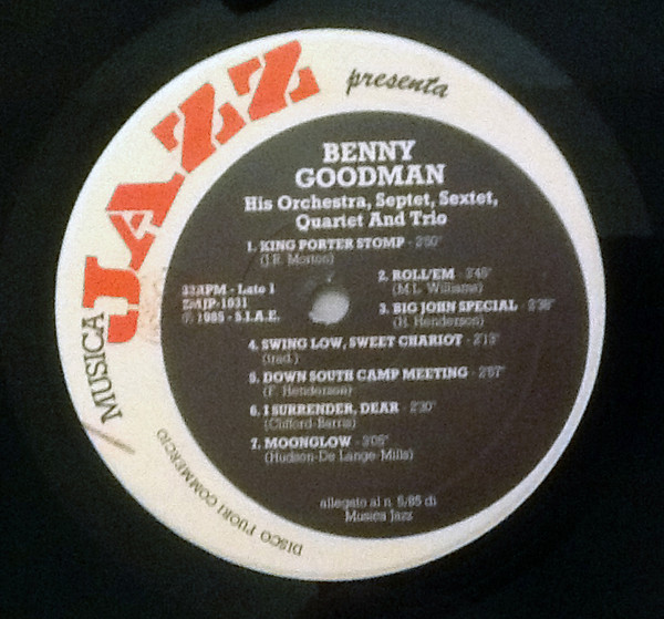 Benny Goodman - Benny Goodman | Musica Jazz (2MJP 1031) - 2