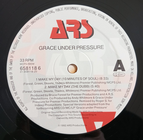 Grace Under Pressure - Make My Day | ARS (658118 6) - 3 Grace Under Pressure - Make My Day | ARS (658118 6) - 3