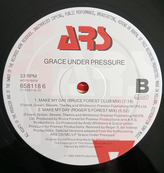 Grace Under Pressure - Make My Day | ARS (658118 6) - 4 Grace Under Pressure - Make My Day | ARS (658118 6) - 4