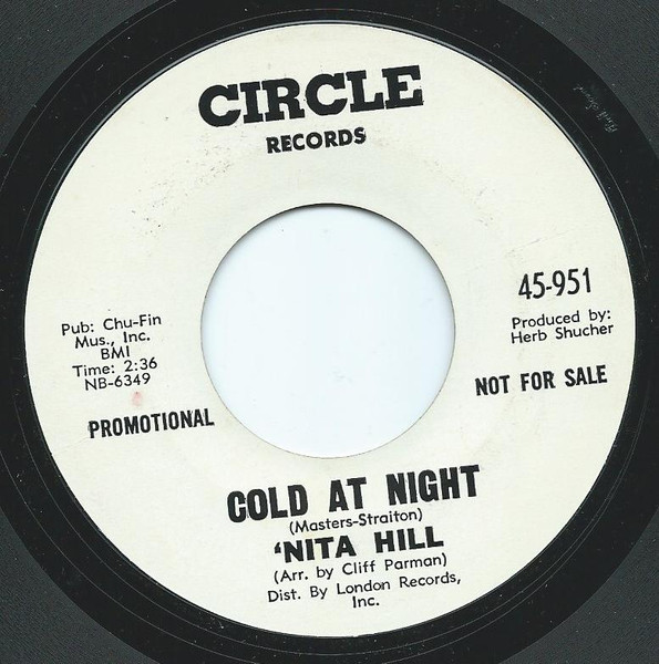 Nita Hill - Cold At Night | Circle Records (45-951) Nita Hill - Cold At Night | Circle Records (45-951)