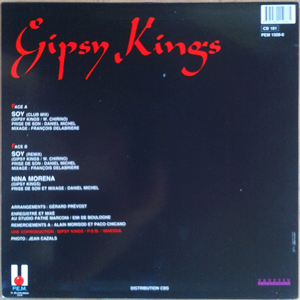 Gipsy Kings - Soy | P.e.m. (PEM 1508-6)
