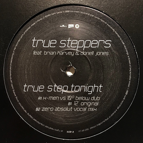 True Steppers Feat. Brian Harvey & Donell Jones - True Step Tonight | BMG Records (UK) Ltd. (74321 811311) - 3