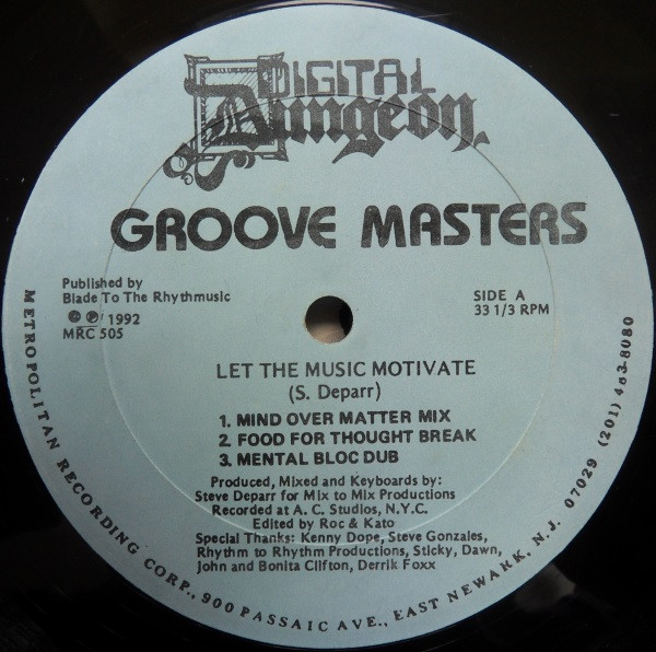 Groove Masters - Let The Music Motivate | Digital Dungeon Records (MRC 505) Groove Masters - Let The Music Motivate | Digital Dungeon Records (MRC 505)