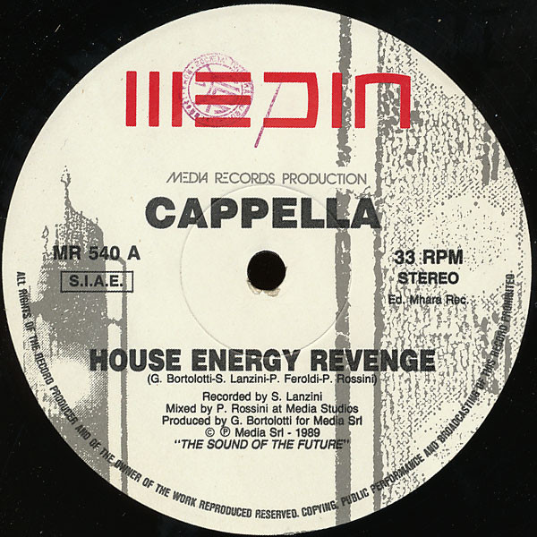 Cappella - House Energy Revenge | Media Records (MR 540) - 2 Cappella - House Energy Revenge | Media Records (MR 540) - 2