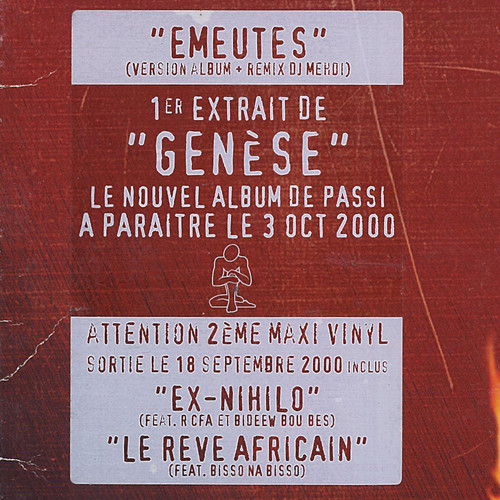 Passi - Emeutes | V2 Music (VVR501 4796) - 3