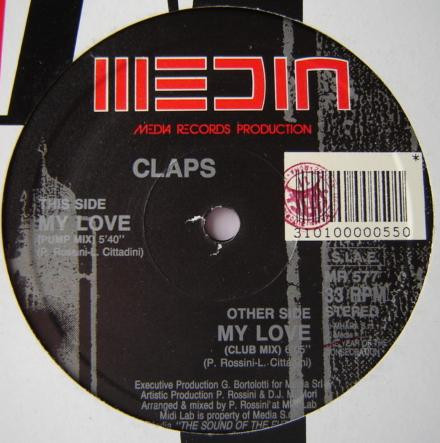 Claps - My Love | Media Records (MR 577)
