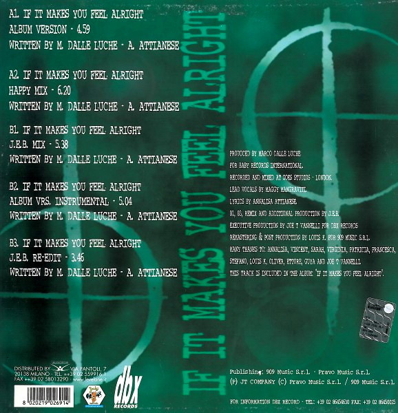 Chant - If It Makes You Feel Alright | DBX Records (DBX 069) - main