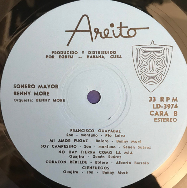 Beny Moré - Sonero Mayor | Areito (LD-3974) - 4