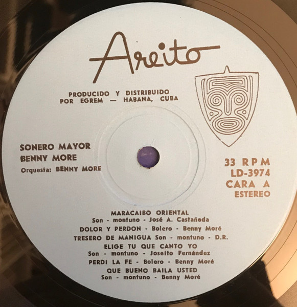Beny Moré - Sonero Mayor | Areito (LD-3974) - 3