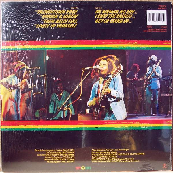 Bob Marley & The Wailers - Live! | Tuff Gong (TGLLP 4) - 2 Bob Marley & The Wailers - Live! | Tuff Gong (TGLLP 4) - 2