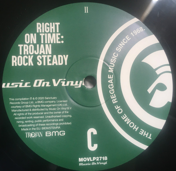 Various - Right On Time: Trojan Rock Steady | Music On Vinyl (MOVLP2718) - 4