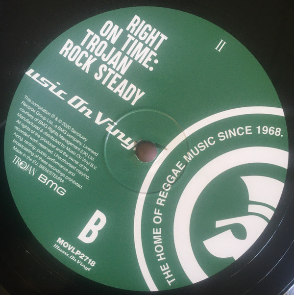 Various - Right On Time: Trojan Rock Steady | Music On Vinyl (MOVLP2718) - 3