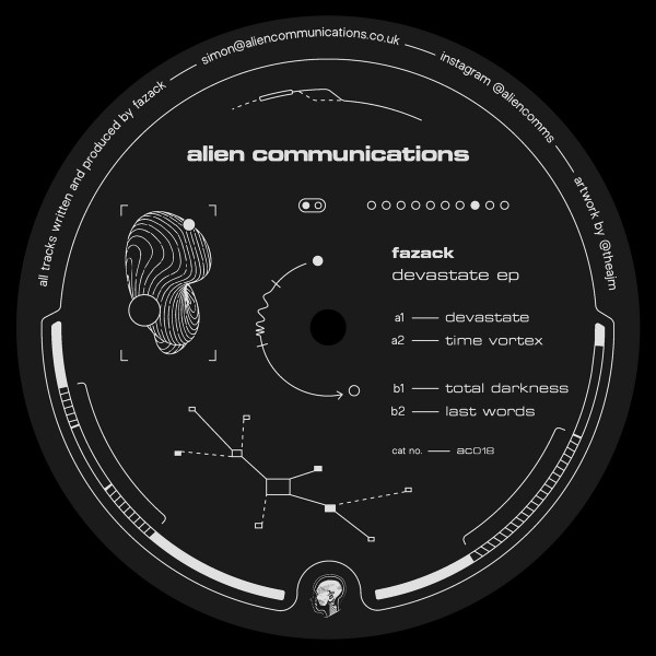 Fazack - Devastate | Alien Communications (AC018) - 2