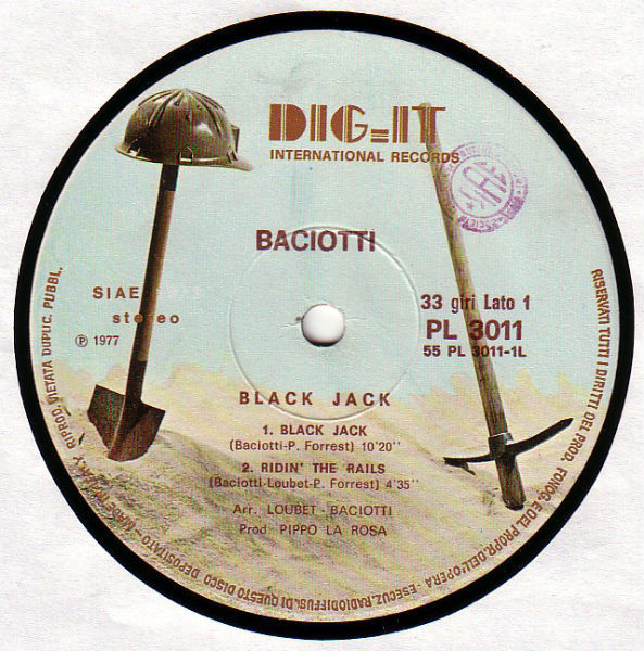 Baciotti - Black Jack | Dig-It International Records (PL 3011) - 3 Baciotti - Black Jack | Dig-It International Records (PL 3011) - 3