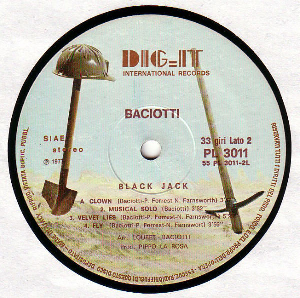 Baciotti - Black Jack | Dig-It International Records (PL 3011) - 4 Baciotti - Black Jack | Dig-It International Records (PL 3011) - 4