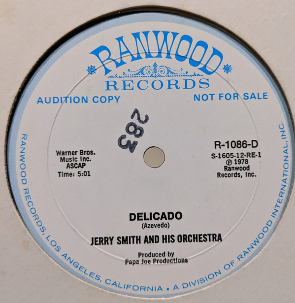 Jerry Smith And His Orchestra - Delicado | Ranwood (R-1086-D) - 2