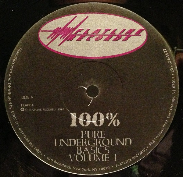 Backroom Productions - 100% Pure Underground Basics Volume 1 | Flatline Records (FLA004)