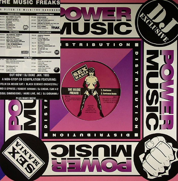 The Music Freaks - Da Pitch Is Wild / The Darkness | Sex Mania (SEX-013)