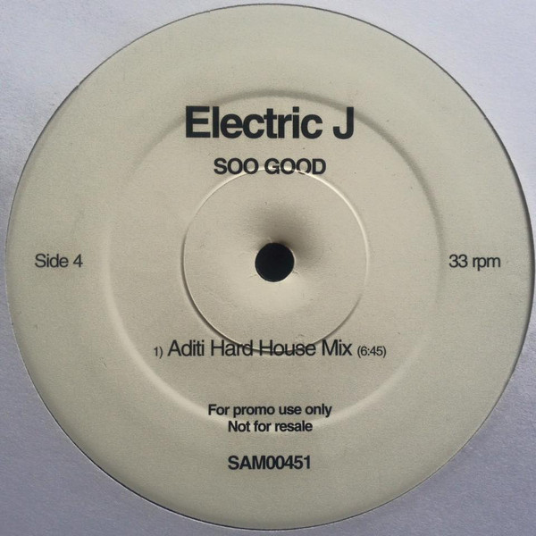 Electric J - Soo Good | WEA (SAM00451) - 4 Electric J - Soo Good | WEA (SAM00451) - 4