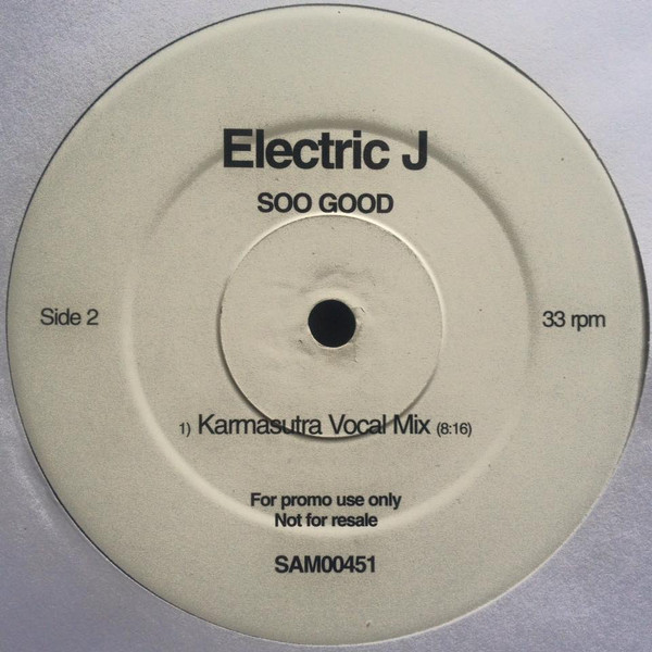 Electric J - Soo Good | WEA (SAM00451) - 2 Electric J - Soo Good | WEA (SAM00451) - 2