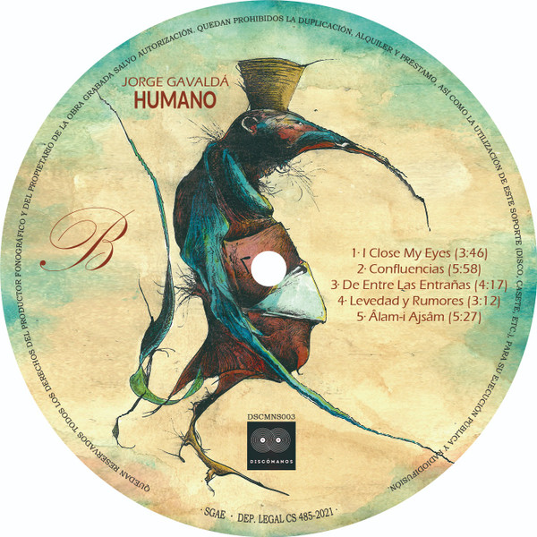 Jorge Gavaldá - Humano | Discómanos Records (DSCMNS003) - 4
