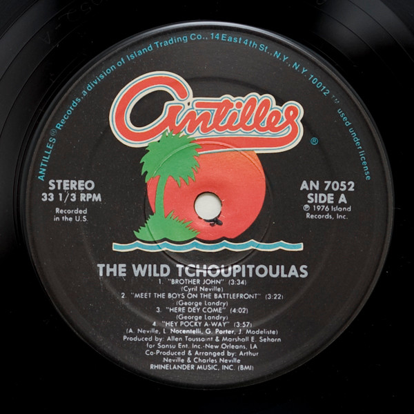 The Wild Tchoupitoulas - The Wild Tchoupitoulas | Antilles (AN 7052) - 2