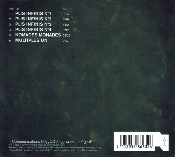 Frederic Galliano Featuring Stéphane Belmondo Et Lionel Belmondo & Louis 2000 - Espaces Baroques | F Communications (F077CD) - 2