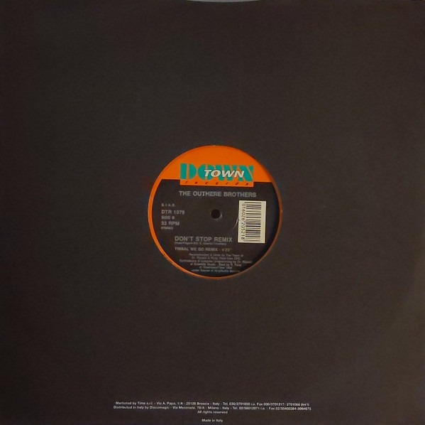 The Outhere Brothers - Don't Stop (Remix) | Downtown (DTR 1079)