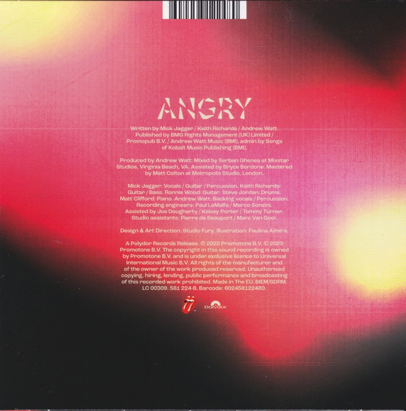 The Rolling Stones - Angry | Polydor (581 224-8) - 2 The Rolling Stones - Angry | Polydor (581 224-8) - 2