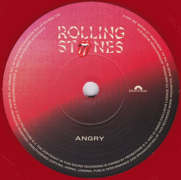 The Rolling Stones - Angry | Polydor (581 224-8) - 3 The Rolling Stones - Angry | Polydor (581 224-8) - 3