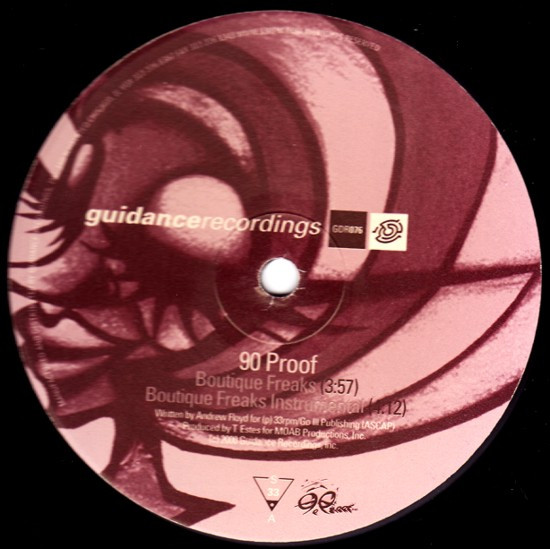 90 Proof - Boutique Freaks | Guidance Recordings (GDR076)
