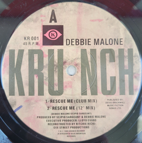 Debbie Malone - Rescue Me | Krunch (KR 001) - 2