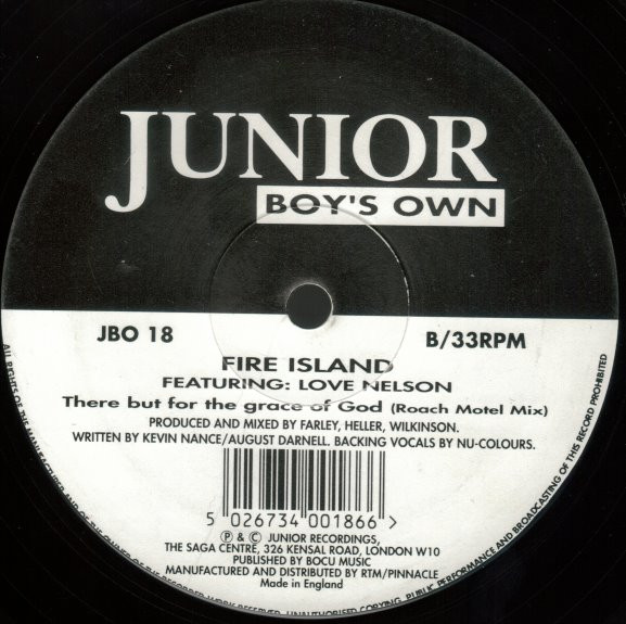 Fire Island Featuring: Love Nelson - There But For The Grace Of God | Junior Boy's Own (JBO 18) - 2