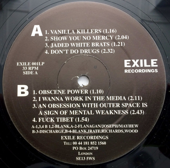Danny Blank And The Projections - Danny Blank And The Projections Are In Denial | Exile Recordings (EXILE 001LP) - 3