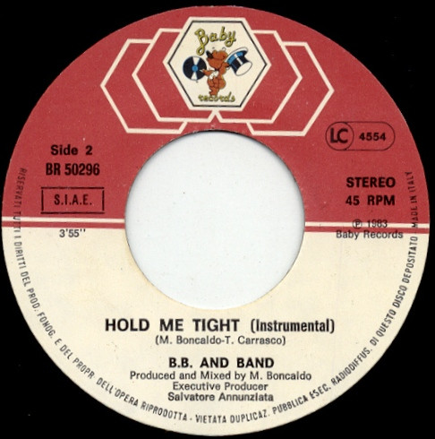 B.B. & Band - Hold Me Tight | Baby Records (BR 50296) - 4