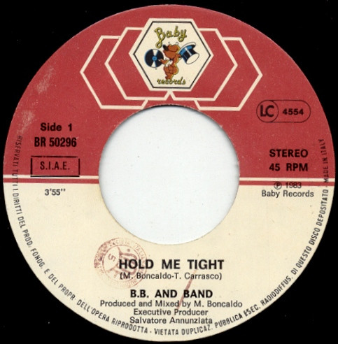 B.B. & Band - Hold Me Tight | Baby Records (BR 50296) - 3