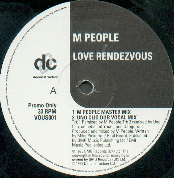M People - Love Rendezvous | Deconstruction (VOUS001) M People - Love Rendezvous | Deconstruction (VOUS001)