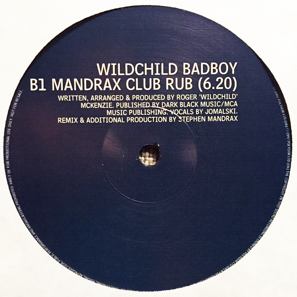 Wildchild - Bad Boy US Mixes | Polydor (BAD 2) - 3