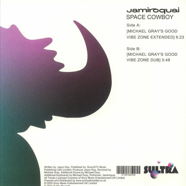 Jamiroquai - Space Cowboy (Michael Gray’s Good Vibe Zone) | Sultra Records (SL-132) - 2
