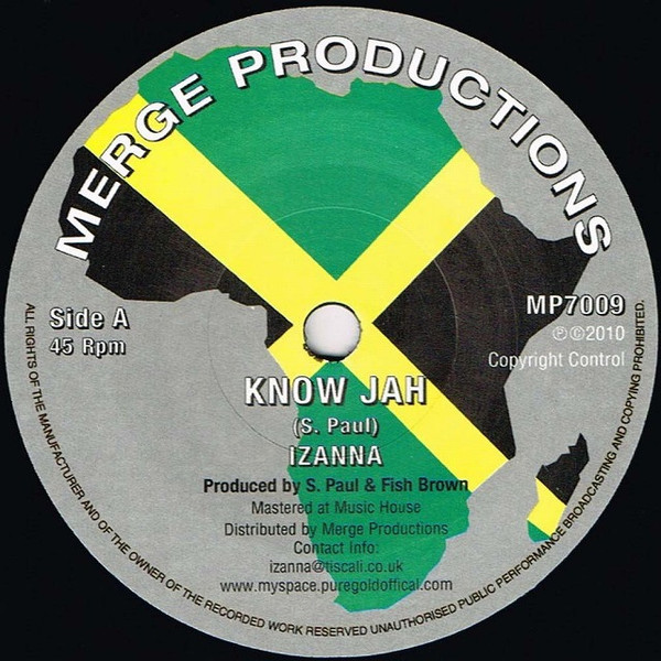 Izanna - Know Jah | Merge Productions (MP7009)