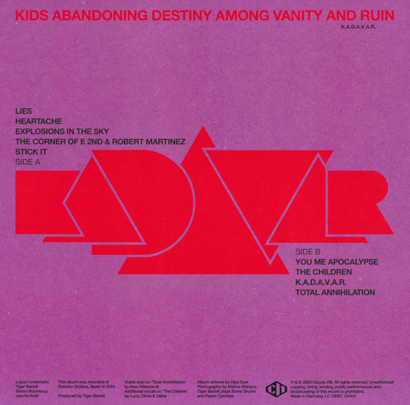 Kadavar - Kids Abandoning Destiny Among Vanity And Ruin | Clouds Hill (CH431) - 3