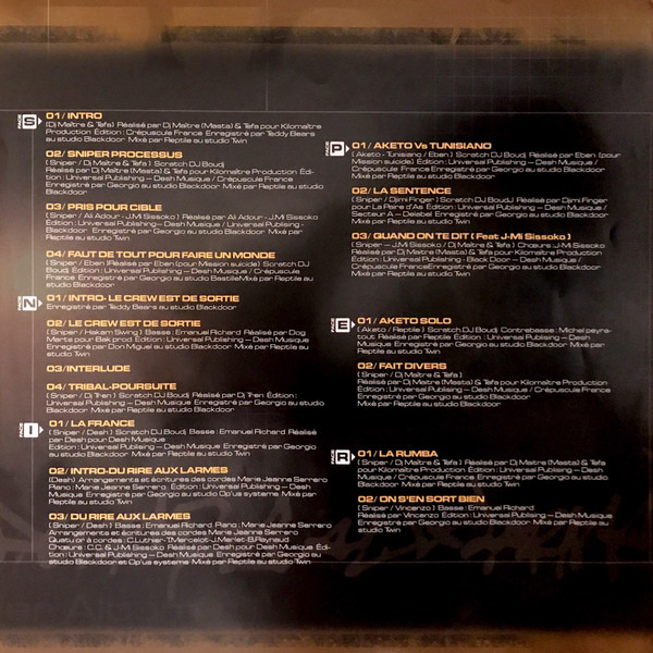 Sniper - Du Rire Aux Larmes | Desh Musique (8573 86369 1) - 4