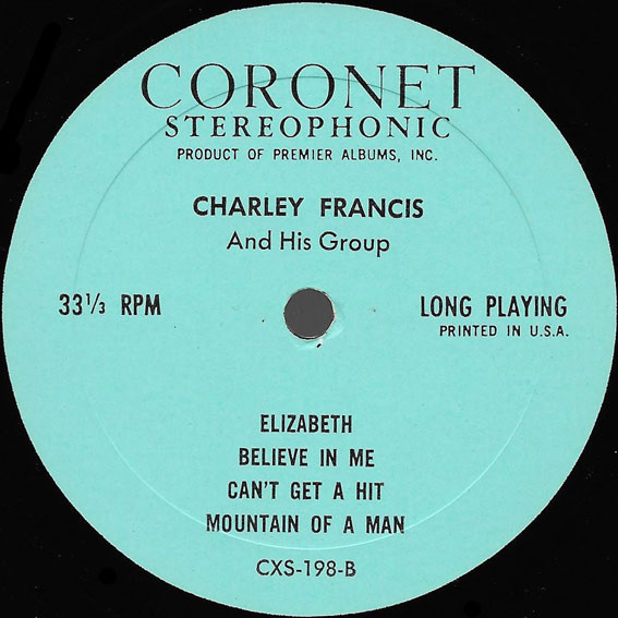 Brook Benton , Charlie Francis - Brook Benton Sings (also Charlie Francis) | Coronet Records (CXS 198) - 4
