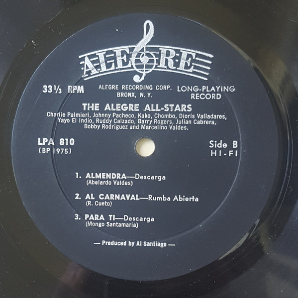 The Alegre All Stars - The Alegre All Stars | Alegre Records (LPA 810) - 4