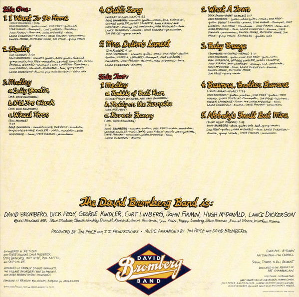 David Bromberg Band - Reckless Abandon | Fantasy (AMI 9540) - 2 David Bromberg Band - Reckless Abandon | Fantasy (AMI 9540) - 2