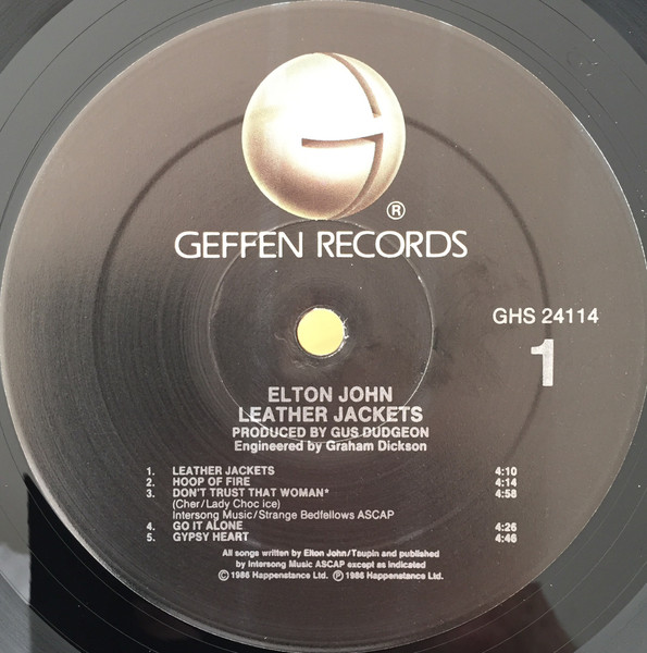 Elton John - Leather Jackets | Geffen Records (GHS 24114) - 3 Elton John - Leather Jackets | Geffen Records (GHS 24114) - 3
