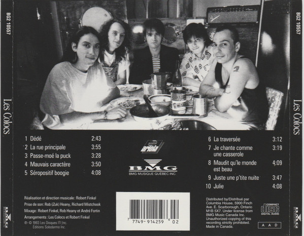 Les Colocs - Les Colocs [CD] | Ariola (BG2 10557) - 2