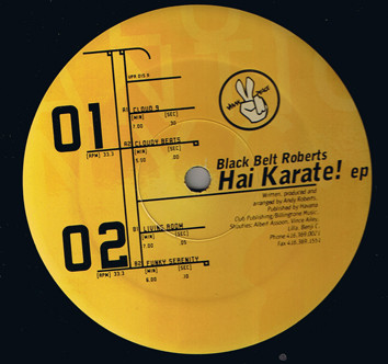 Black Belt Roberts - Hai Karate! EP | Vinyl Peace (VPR 015)