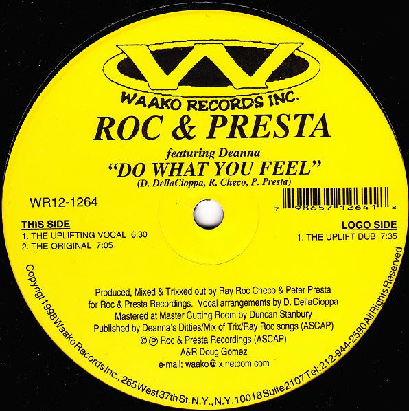 Roc & Presta Featuring Deanna - Do What You Feel | Waako Records (WR12-1264)